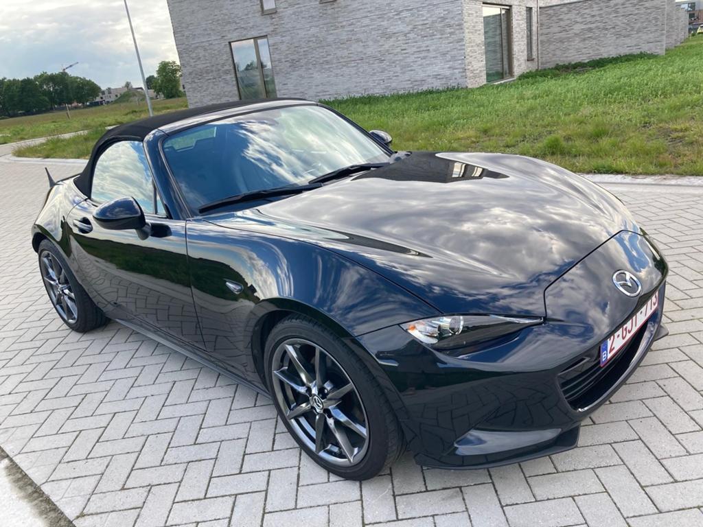 Mazda MX-5 2.0 184 pk ND2 met extra"s, Autos, Cuir, Achat, Boîte manuelle, Entretenue par le concessionnaire