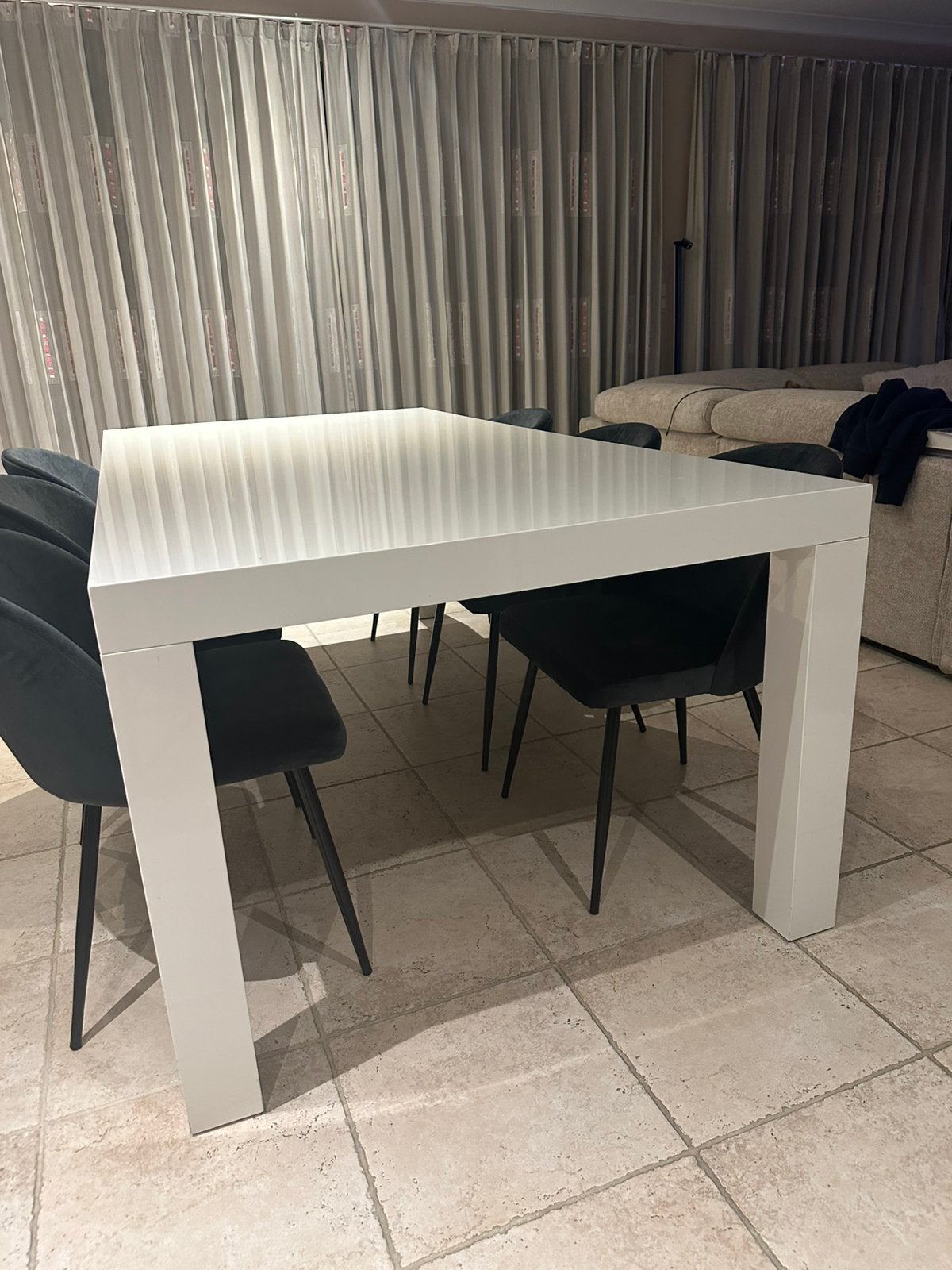 Eetkamertafel ZONDER stoelen, Ophalen, Gebruikt, 100 tot 150 cm, 200 cm of meer