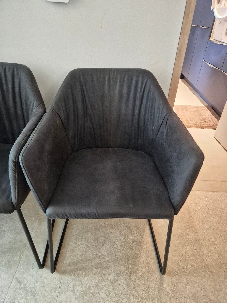 Stoelen, Gris, Comme neuf, Enlèvement, Cinq, Six Chaises ou plus