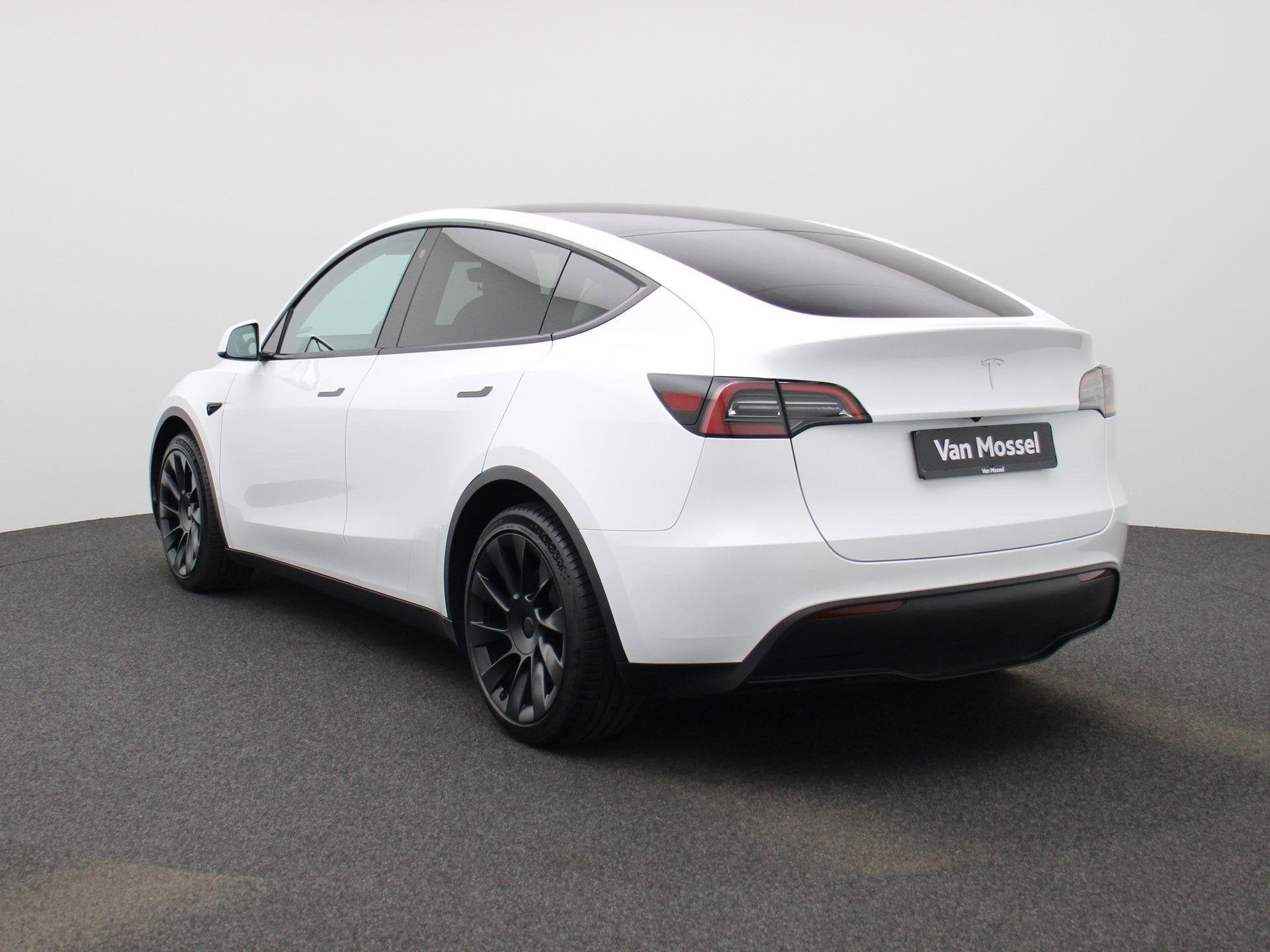 TESLA Model Y RWD LONG RANGE | NAVI | CAMERA | APPS | LEDER, Automaat, Gebruikt, 347 pk, Wit
