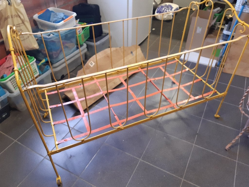 ijzeren bedje, Enlèvement, Utilisé, Lit de voyage