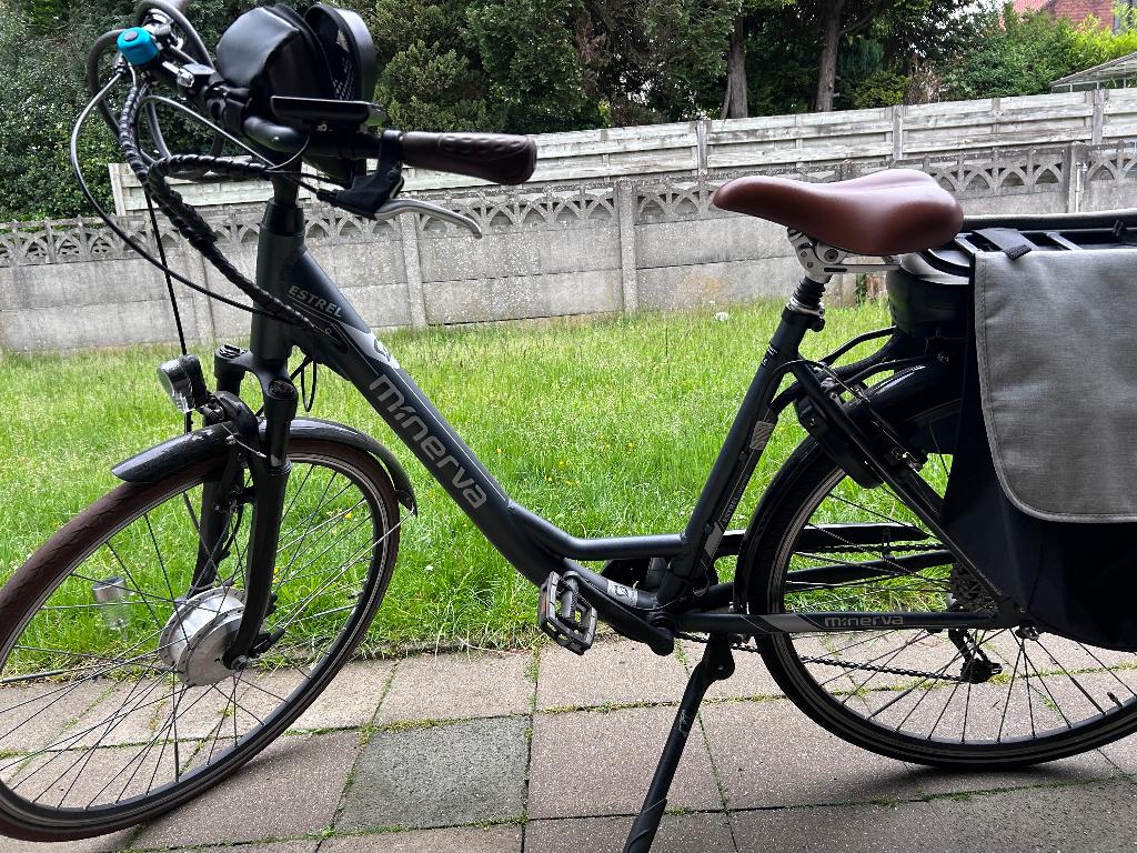 Minerva Estrel comfort, Autres marques, 50 km par batterie ou plus, Comme neuf, Enlèvement