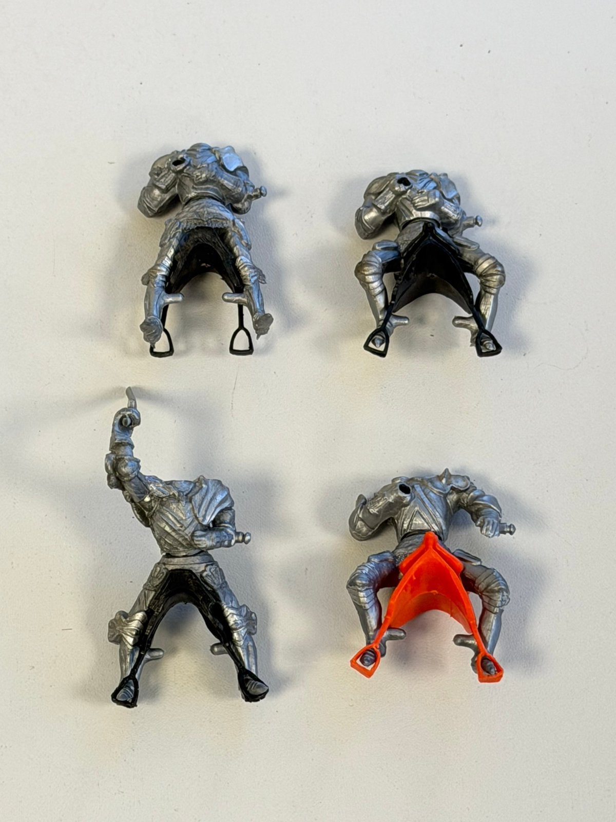 Lot de 4 pièces Vintage Timpo Swoppets Silver Knights Riders, Collections, Enlèvement ou Envoi, Comme neuf
