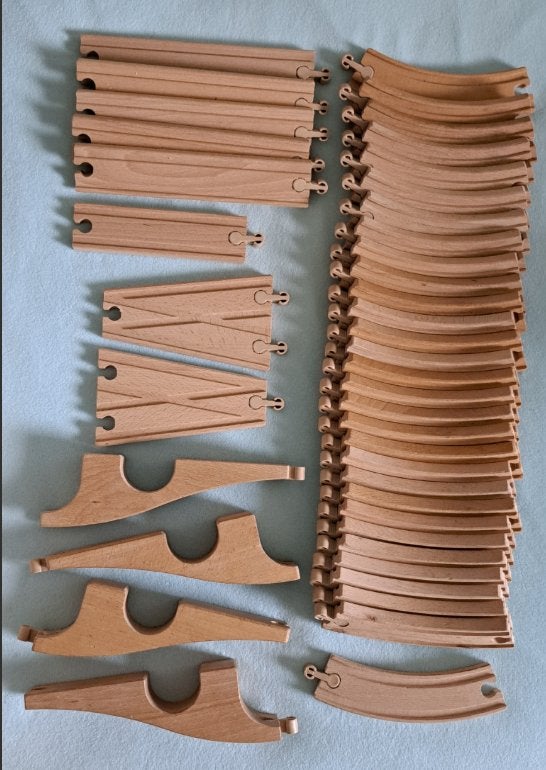 ikea 42 treinsporen + treinen, Enlèvement, Utilisé