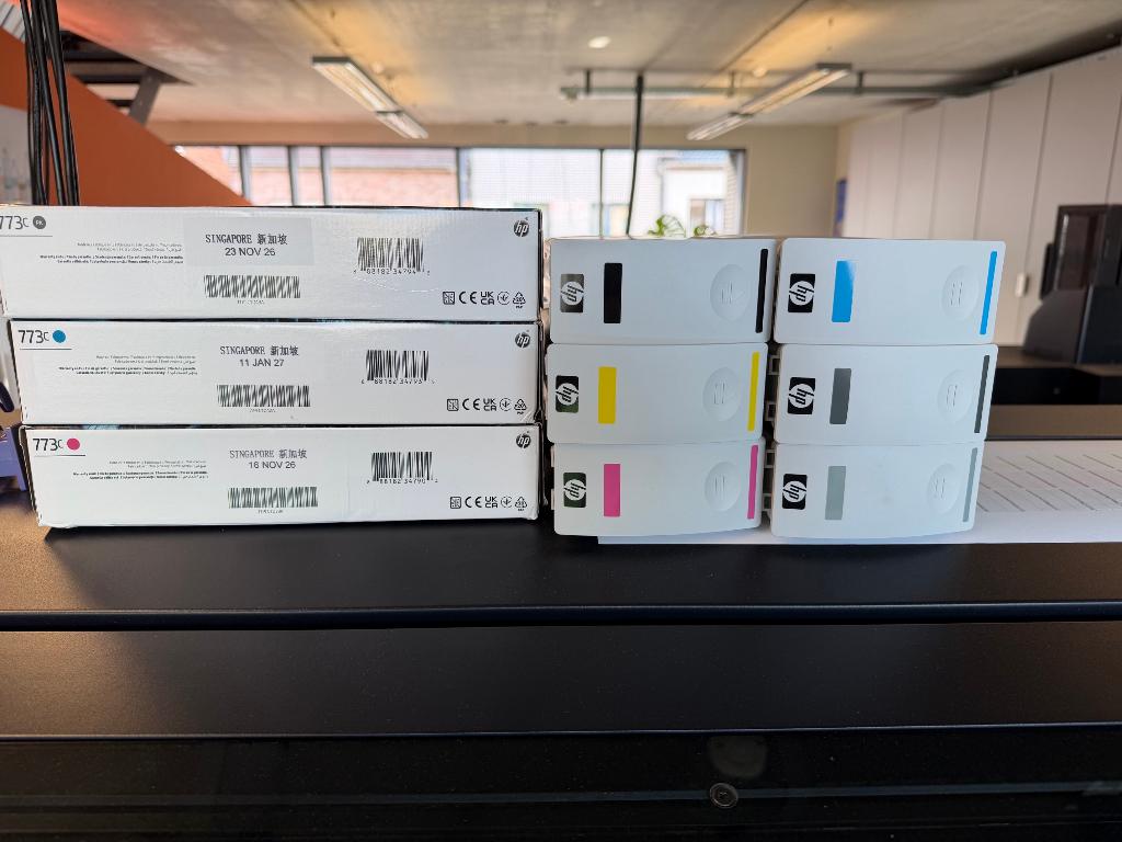 inktcartridges HP 773C Vivid photo ink  775 ml, Ophalen of Verzenden, Gebruikt, Cartridge, Hp