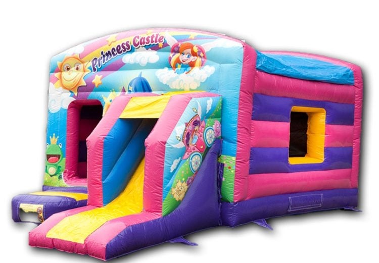 Multifun overdekt JB springkasteel thema Prinses., Hobby en Vrije tijd, Ophalen, Gebruikt, Feestartikel