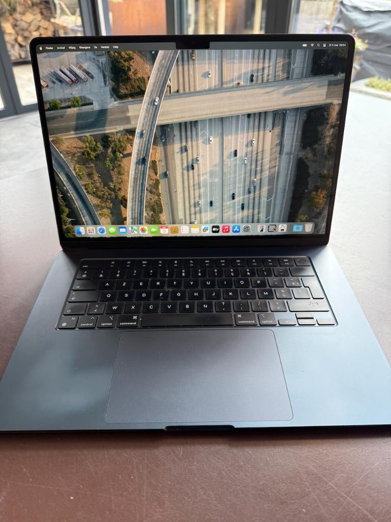MacBook Air 15" M3 - 8GB/512GB - Midnight Azerty, Ophalen, 15 inch, 8 GB, 512 GB