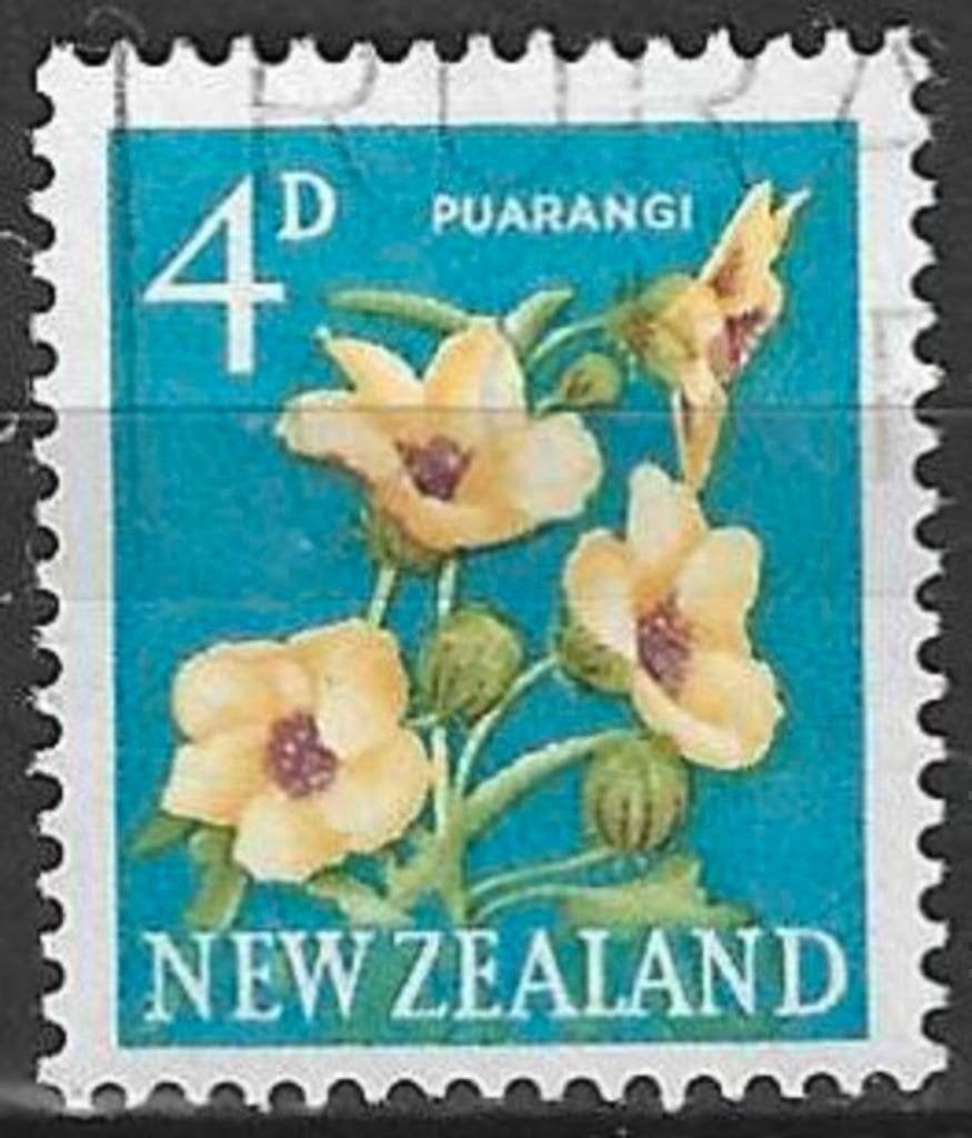 Nouvelle-Zélande 1960/1967 - Yvert 388 - Puarangi Spice (ST), Timbres & Monnaies, Timbres | Océanie, Envoi, Affranchi