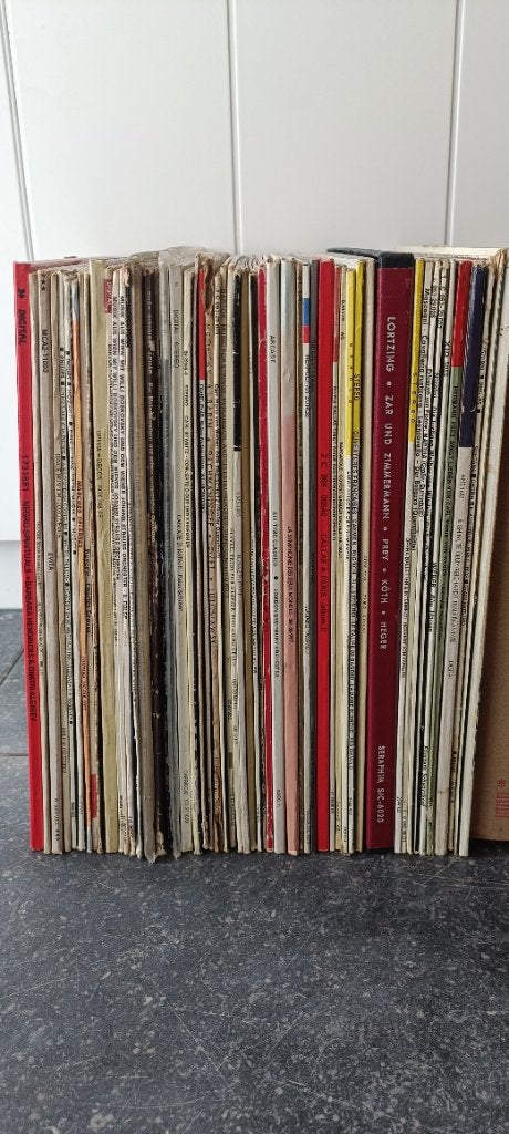 Lot LP's klassieke muziek, Cd's en Dvd's, Ophalen, Gebruikt, LP