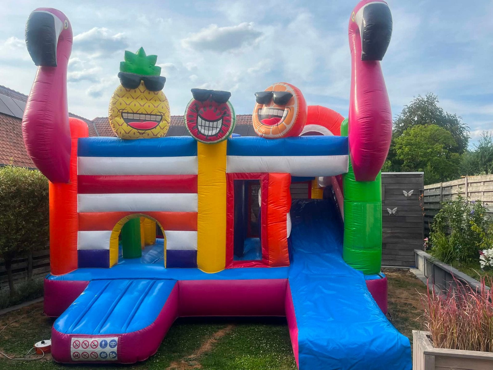 Flamingo springkasteel, Ophalen, Zo goed als nieuw