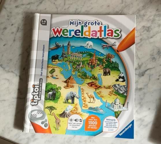 Tiptoi Mijn grote Wereldatlas, Kinderen en Baby's, Ophalen of Verzenden, Zo goed als nieuw, Ontdekken
