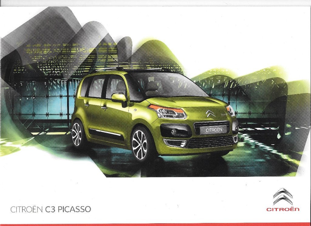 CITROËN C3 PICASSO,  2009, Boeken, Auto's | Folders en Tijdschriften, Ophalen of Verzenden, Zo goed als nieuw, Citroën
