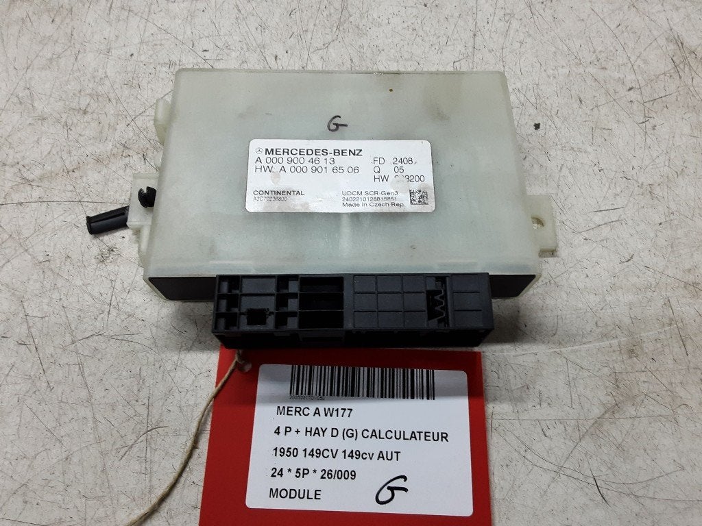 UNITE ELECTRONIQUE Mercedes-Benz A (177.0) (A0009004613), Autos : Pièces & Accessoires, Mercedes-Benz, Utilisé, Dialog.mb@mercedes-benz.com