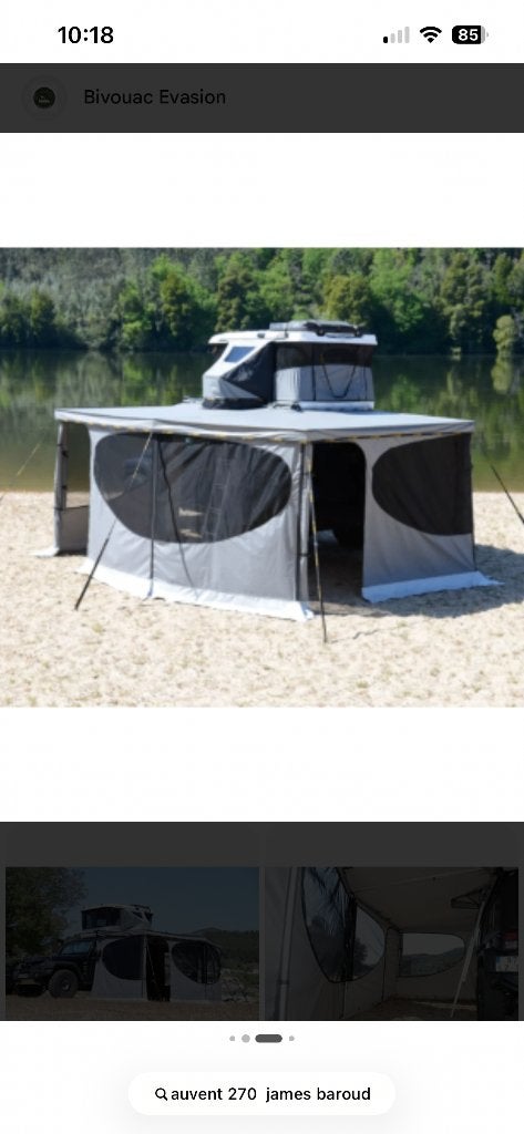 Tent op het dak... James Baroud, Caravans en Kamperen, Ophalen, Zo goed als nieuw
