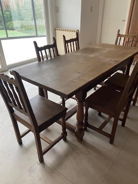 table de cuisine classique avec 6 chaises, Enlèvement
