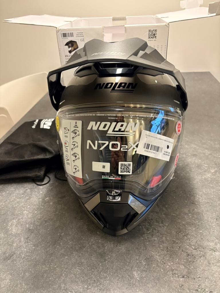Splinternieuwe motorhelm Nolan N70-2X 06, Motoren, Ophalen of Verzenden, M, Nolan
