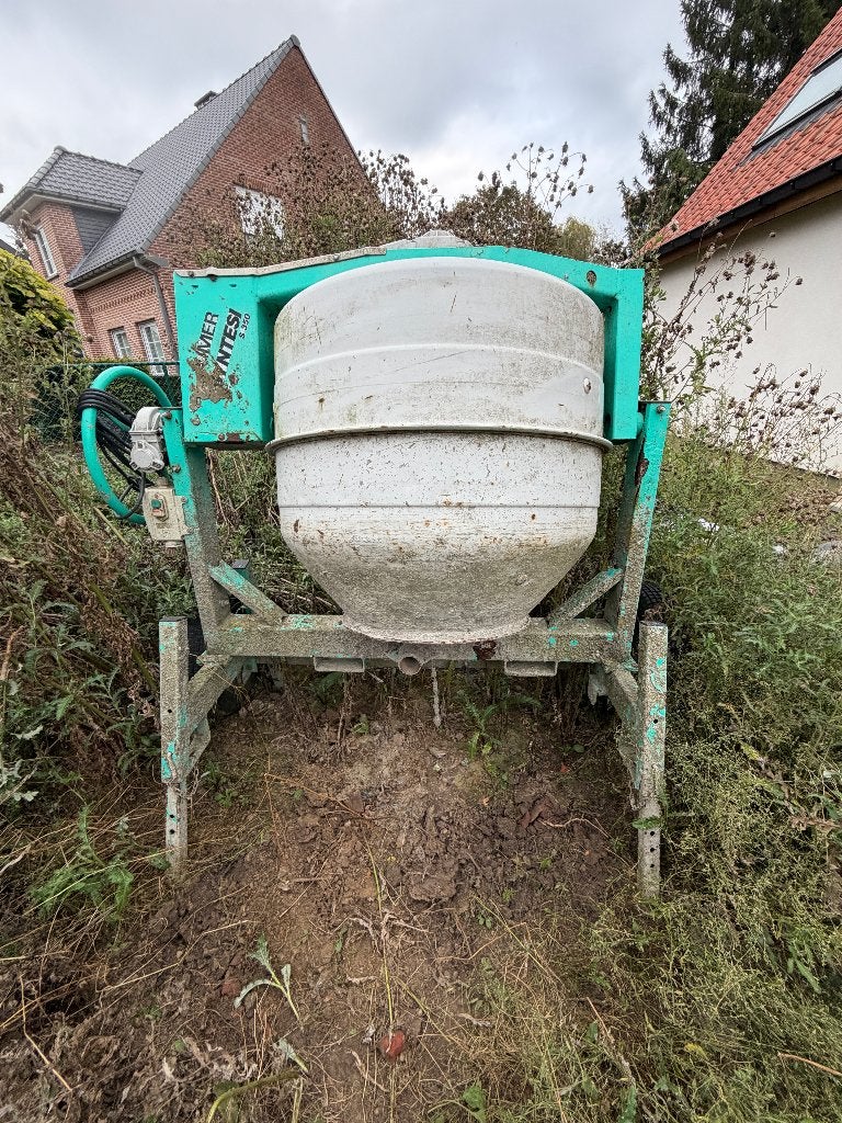 betonmolen IMER, 350 liter, 230V mono, trekhaak & autobanden, Doe-het-zelf en Bouw, Ophalen, Gebruikt