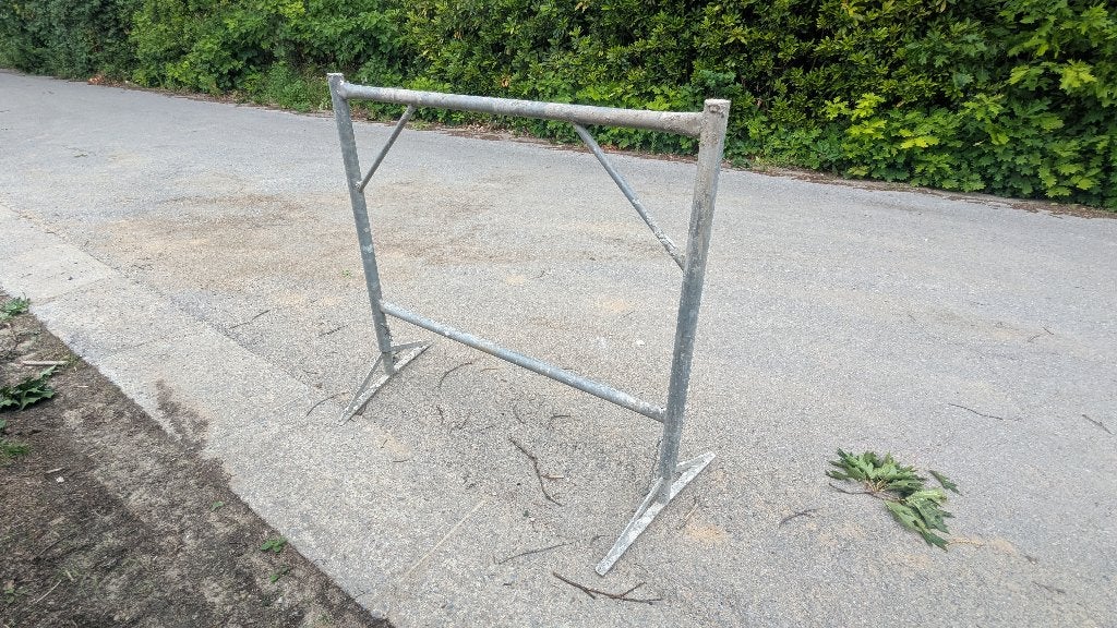 Trétaux Maçonnerie galvanisés, Enlèvement, Utilisé