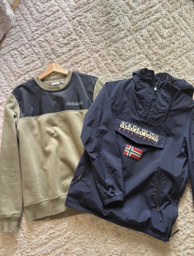 Naparija jas + trui, Kleding | Dames, Bodywarmers, Ophalen, Zo goed als nieuw, Maat 36 (S), Blauw