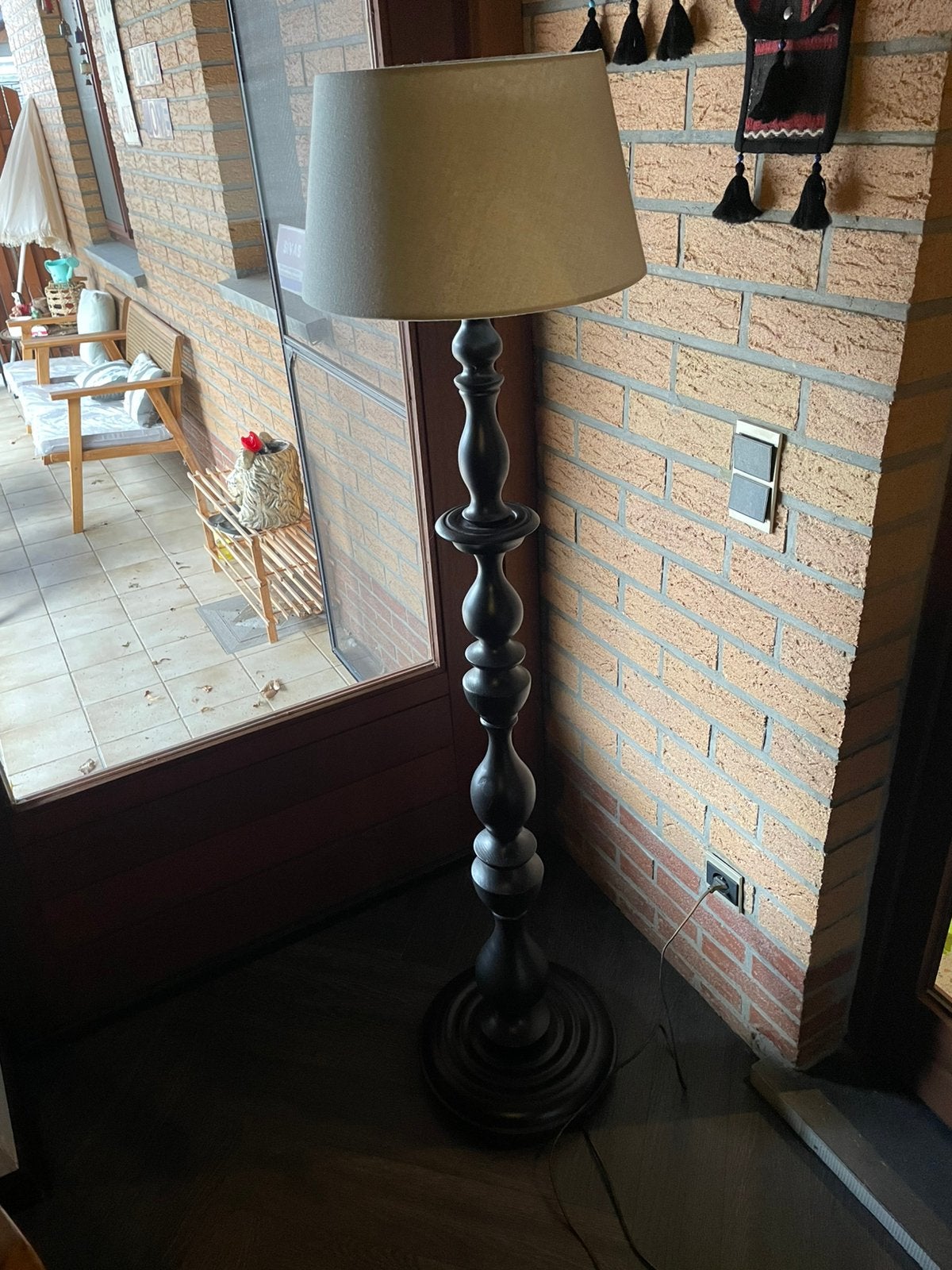 Lamp vintage, Ophalen, Gebruikt, Hout, Vintage