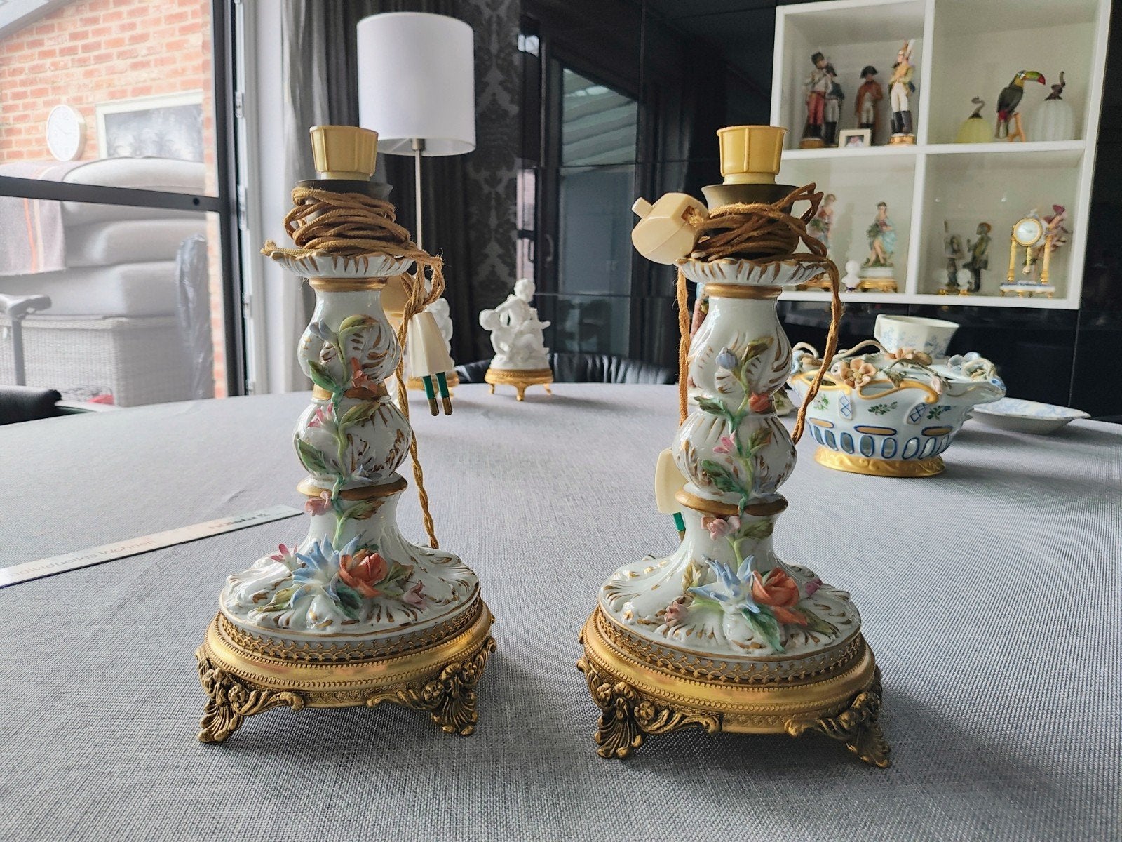 Lampen voeten van Italië Capodimonte, Ophalen, Overige materialen
