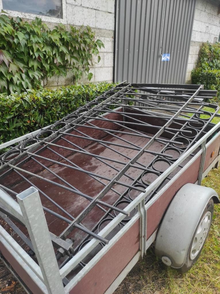 Gietijzeren poort 4m, Ophalen of Verzenden