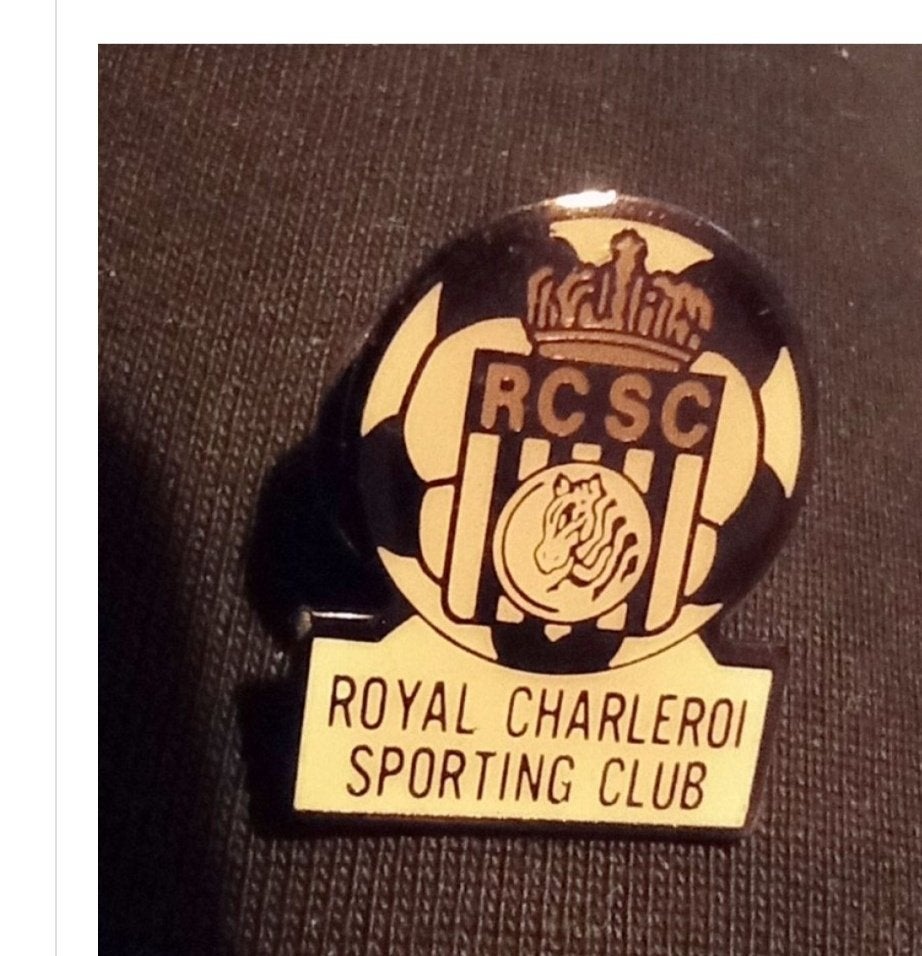 Pin's sporting Charleroi rcsc, Collections, Envoi, Utilisé, Autres types