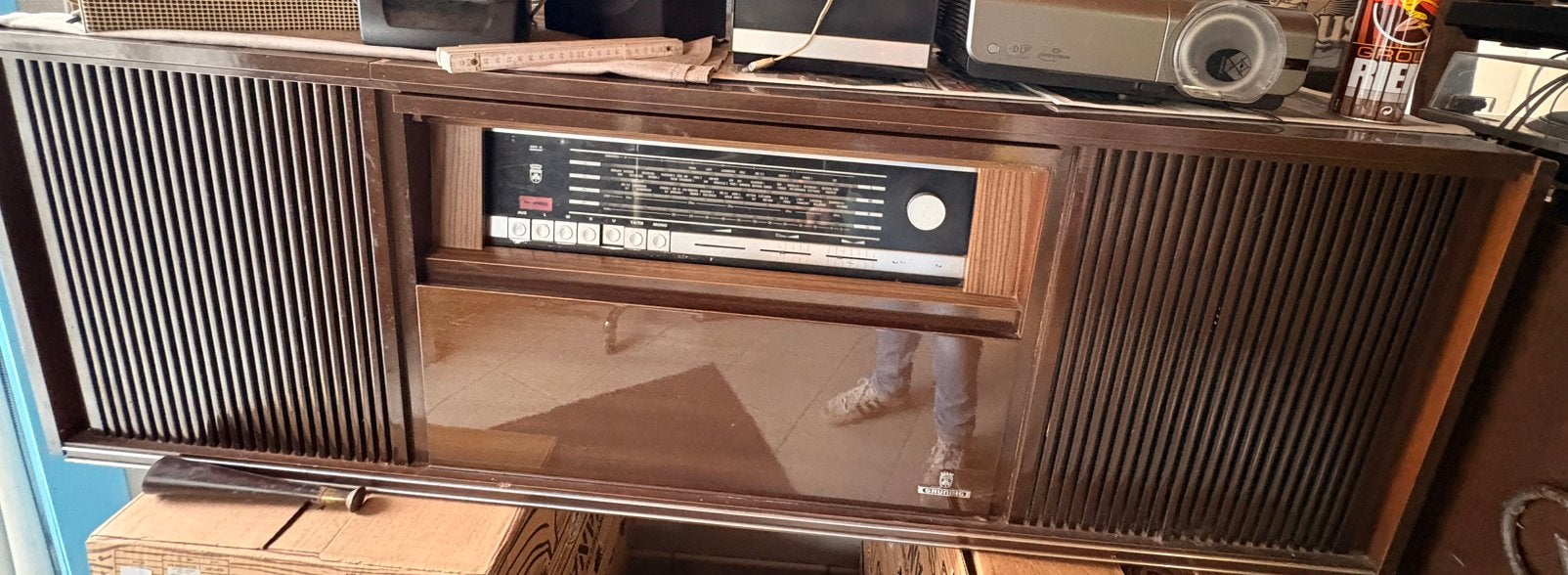 Grundig radio groot model, Enlèvement, Utilisé