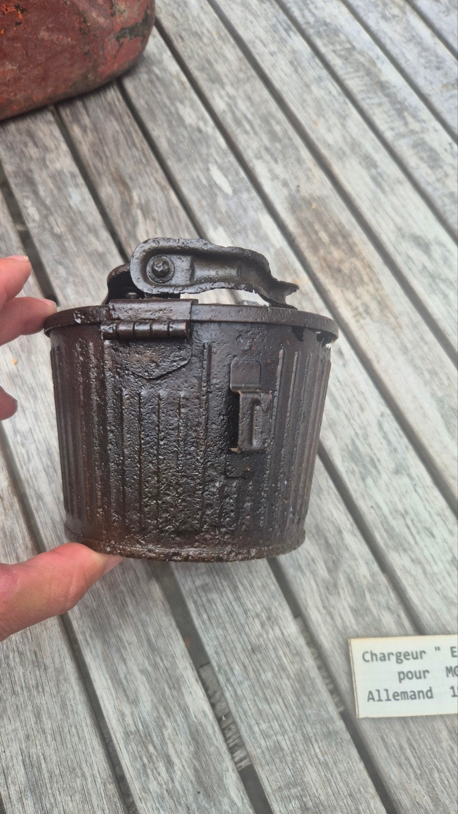 Chargeur MG42. Pièce de fouille, Enlèvement ou Envoi