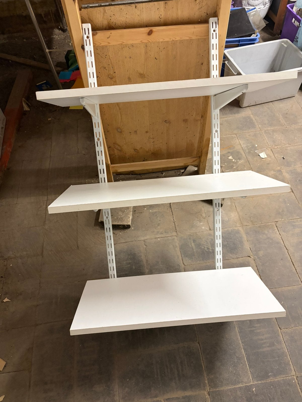 Étagère console cremailleres, Huis en Inrichting, Woonaccessoires | Wandplanken en Boekenplanken, Ophalen, Gebruikt