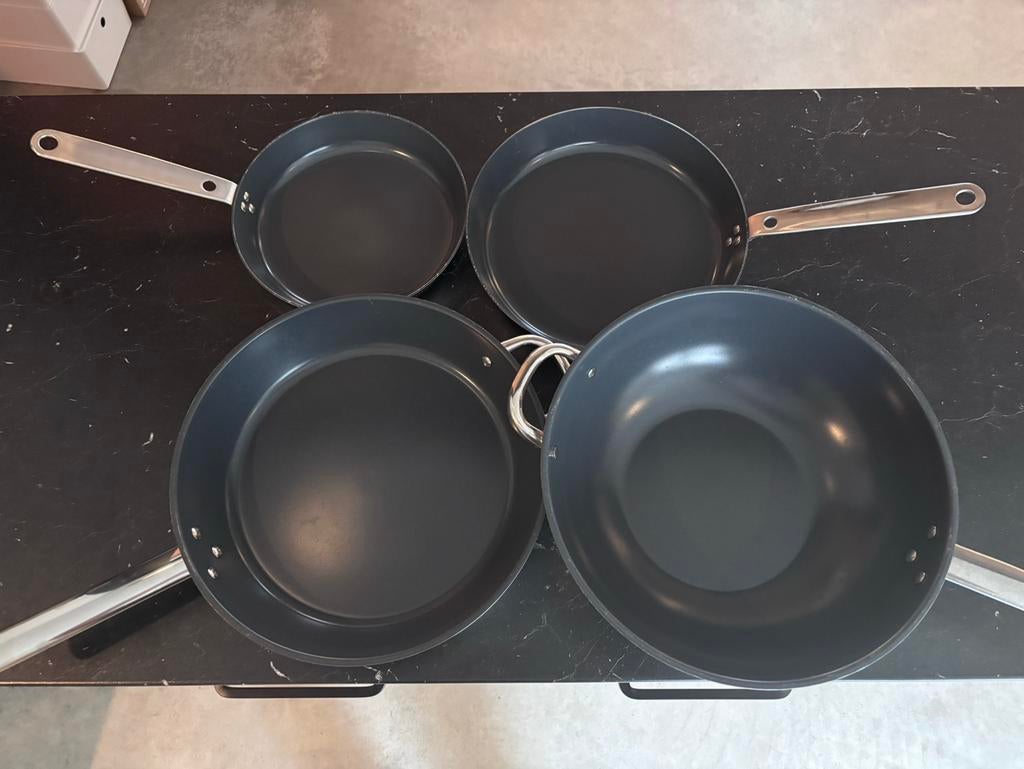 IKEA pannen set, Ophalen, Zo goed als nieuw, Pannenset, Keramische plaat