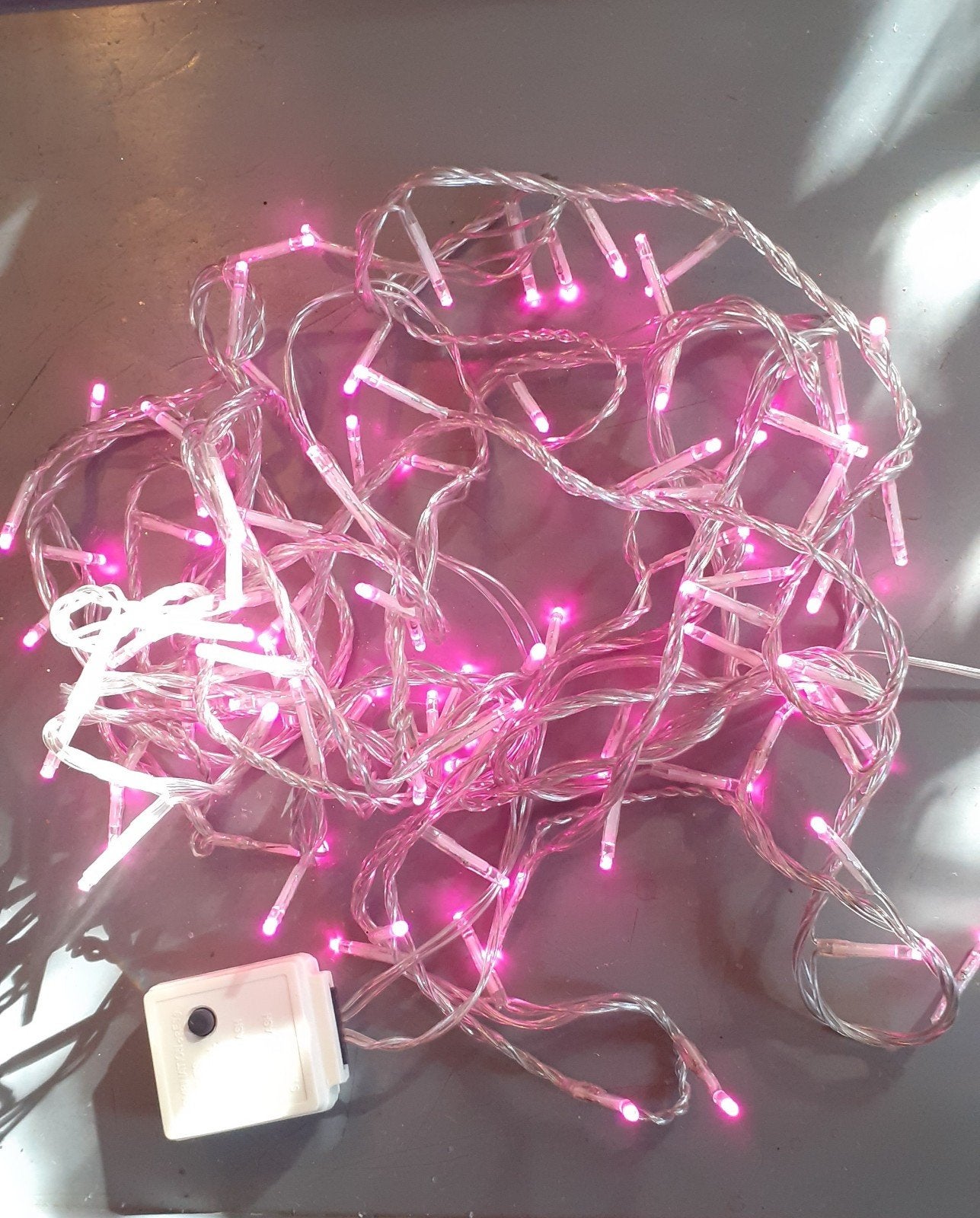 jeu de lumières rose 100 led de 5M clignotant divers et fixe, Enlèvement ou Envoi