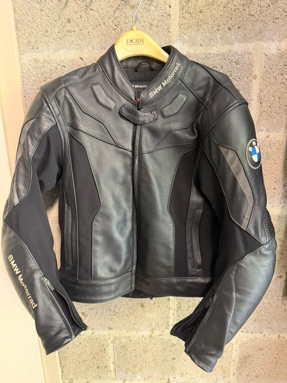 Lederen motorvest BMW, Ophalen, Tweedehands, Heren, Jas | leer