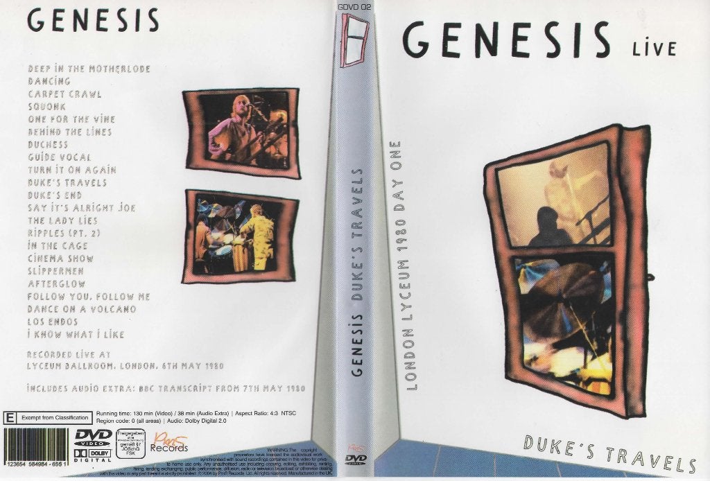 DVD - GENESIS - DUKE'S TRAVELS, Verzenden, Nieuw in verpakking, Concert