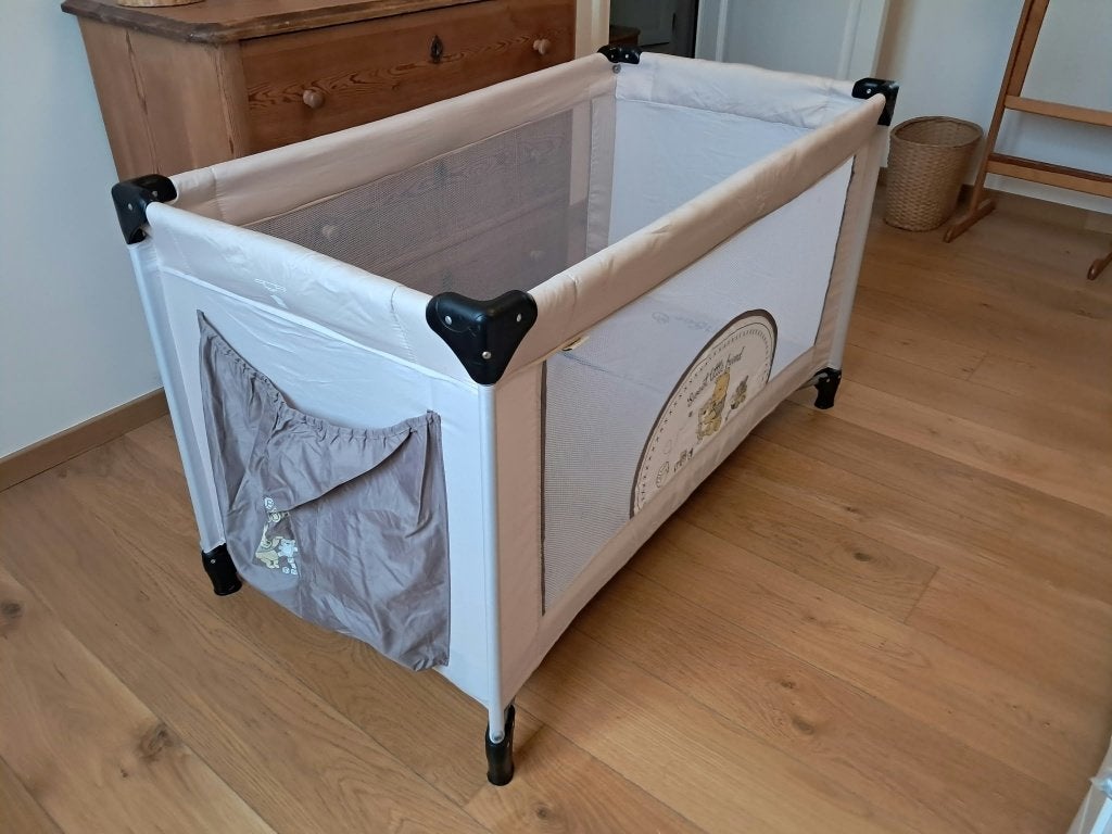 Lit parapluie modulable, Ophalen, Zo goed als nieuw, Minder dan 140 cm, Matras