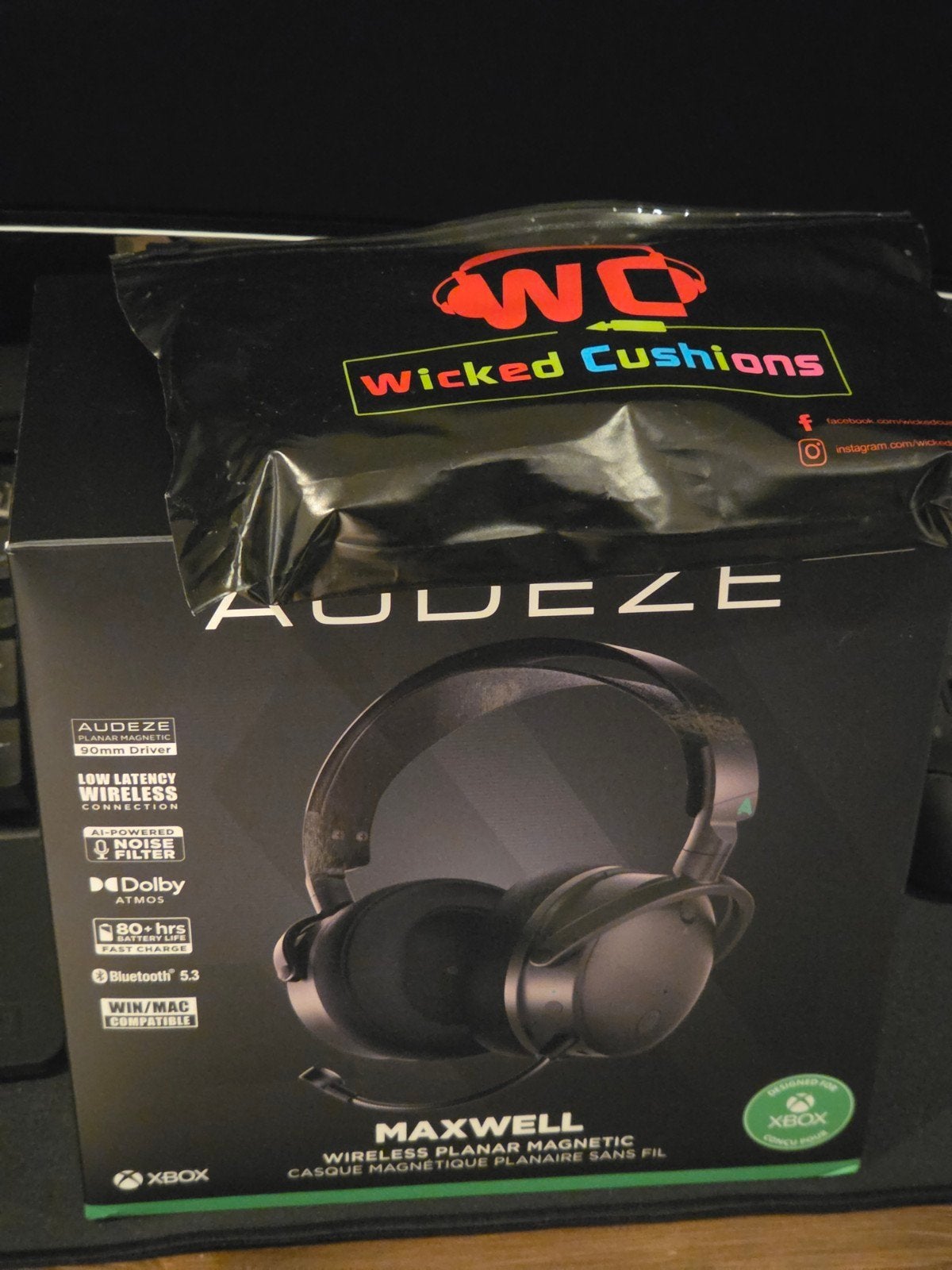 Audeze maxwell headset xbox-pc, Informatique & Logiciels, Casques micro, Comme neuf, Over-ear, Sans fil, Casque gamer, Microphone repliable