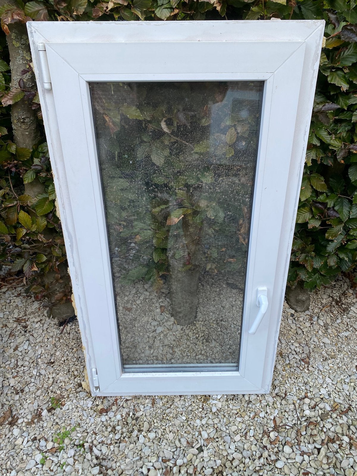 2 dezelfde kozijnen 65x120 draai kiep HR glas, Bricolage & Construction, Enlèvement, Utilisé, Synthétique, Châssis de fenêtre