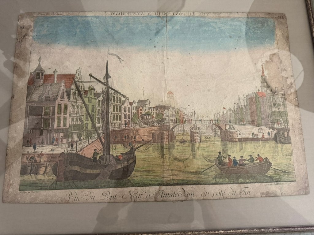 Gravures sur cuivre du XVIIIe siècle d'Amsterdam, Enlèvement, Vue urbaine, Gravure, 1700 - 1799