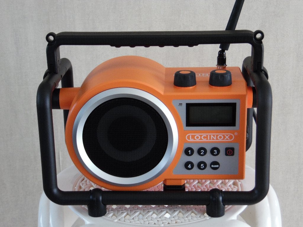 Nieuwe Locinox robuuste werfradio ., Audio, Tv en Foto, Radio's, Ophalen, Nieuw, Bouwradio