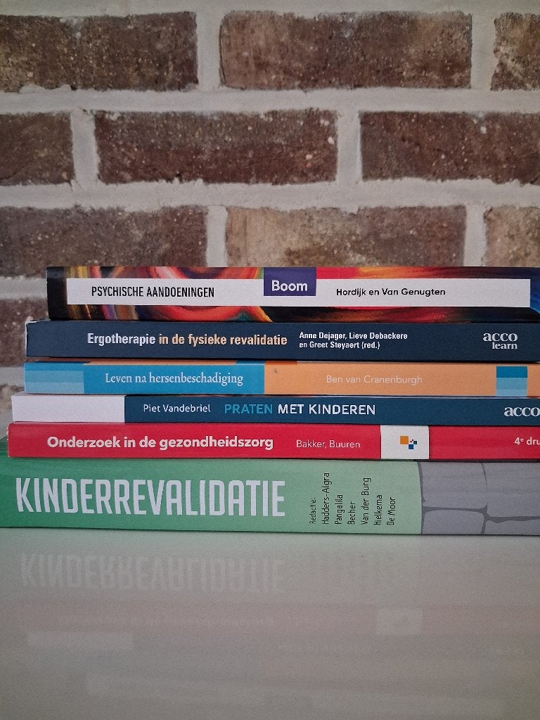 Boeken ergotherapie 2de jaar, Boeken, Studieboeken en Cursussen, Ophalen, Alpha, Zo goed als nieuw, Hogeschool