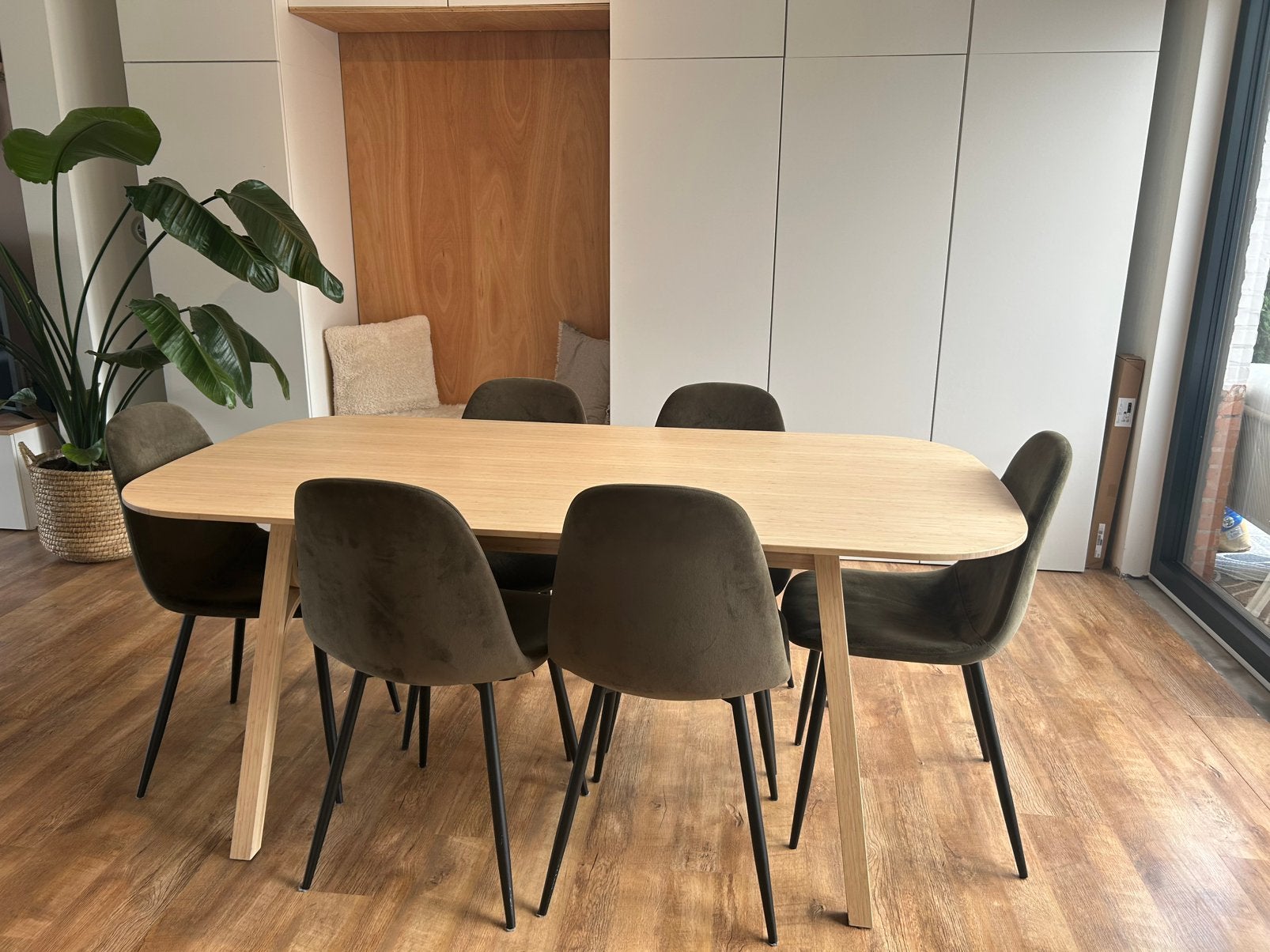 Tafel met 6 stoelen, Ophalen, Gebruikt