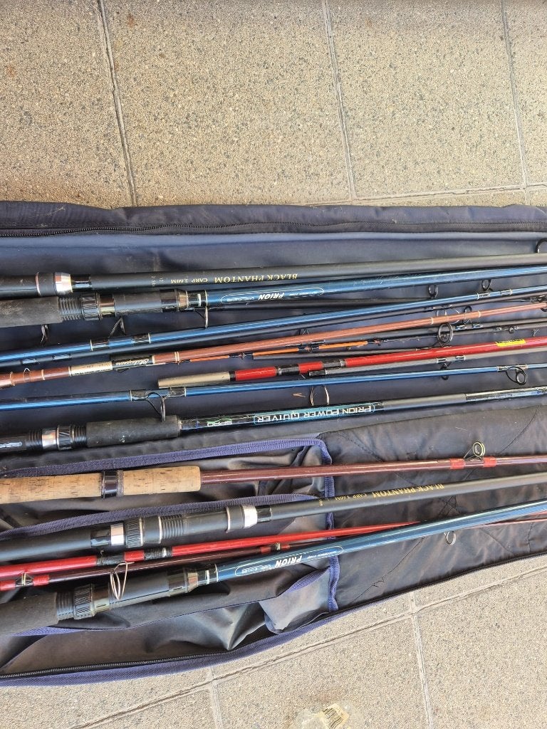 Volledige visset (karper) met foudraal - € 100, Watersport en Boten, Hengelsport | Karpervissen, Gebruikt, Complete set, Ophalen