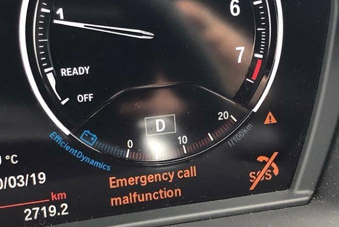 SOS panne système d’appel d’urgence BMW, Enlèvement, BMW