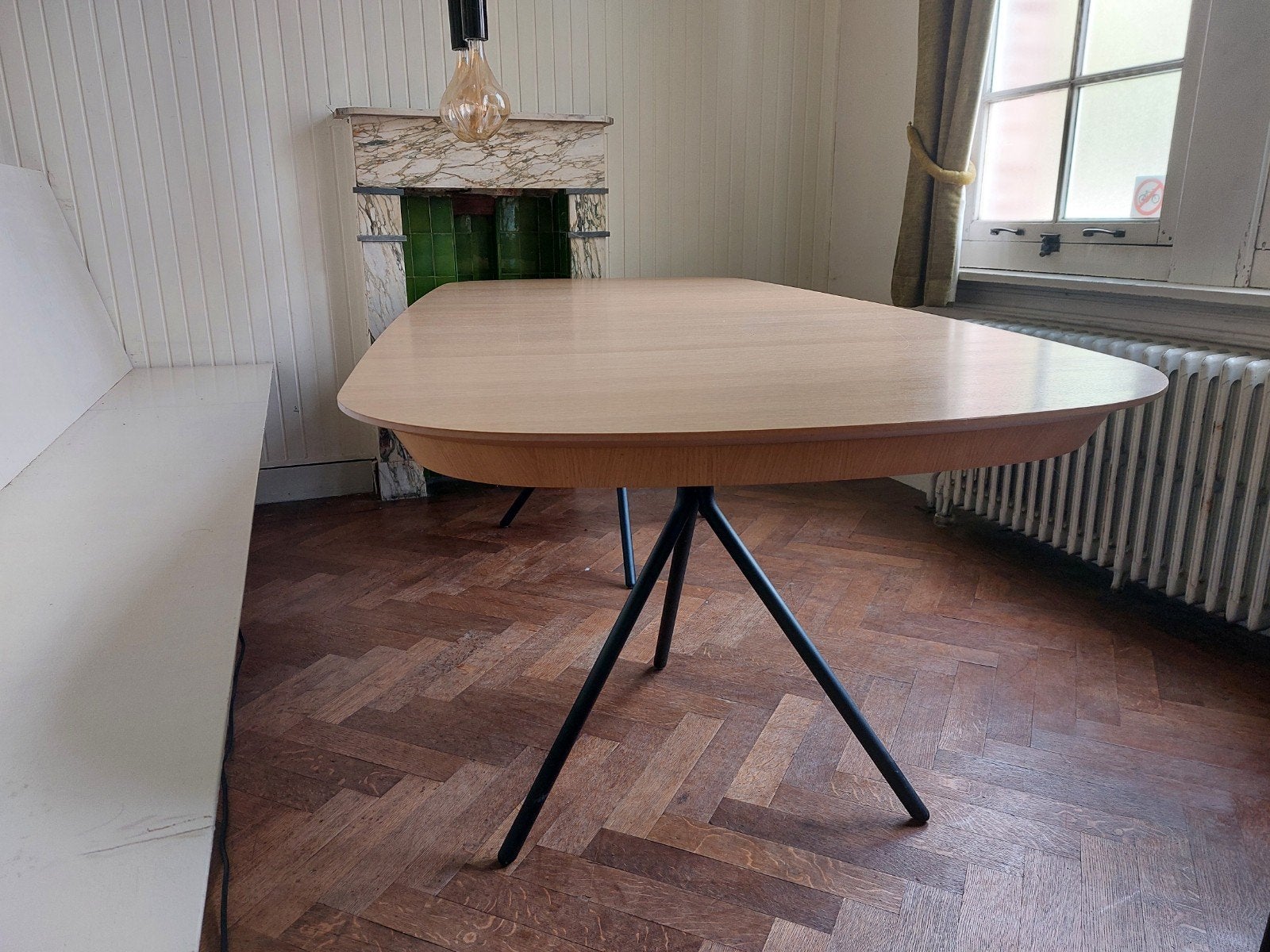 Table de salle à manger extensible Ottawa en chêne massif, Maison & Meubles, Enlèvement