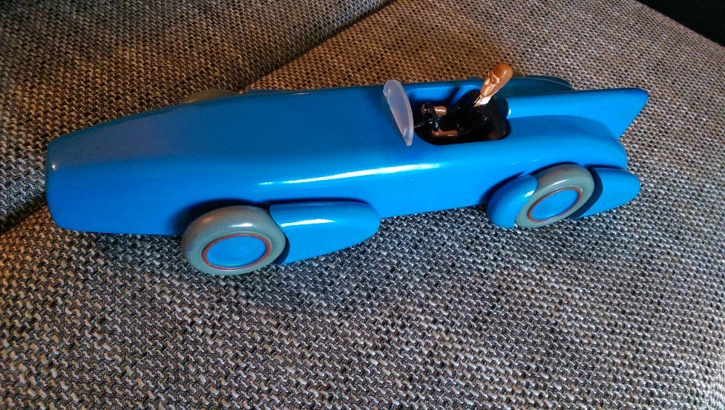ZELDZAME AROUTCHEFF MR PUMP CAR, Ophalen of Verzenden, Kuifje, Zo goed als nieuw, Beeldje of Figuurtje