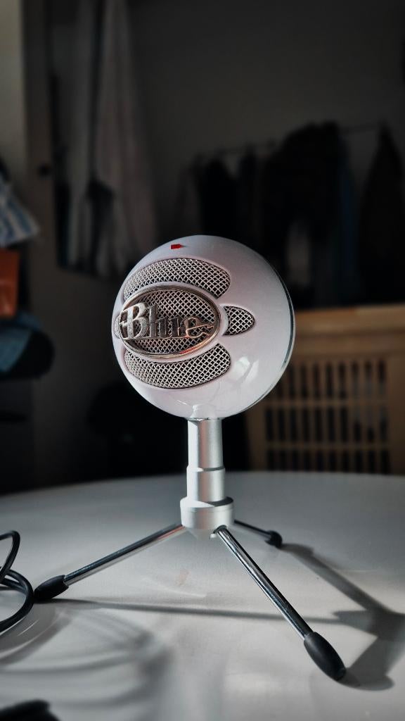 Blue yeti snowball microfoon, Muziek en Instrumenten, Ophalen of Verzenden, Zo goed als nieuw, Studiomicrofoon