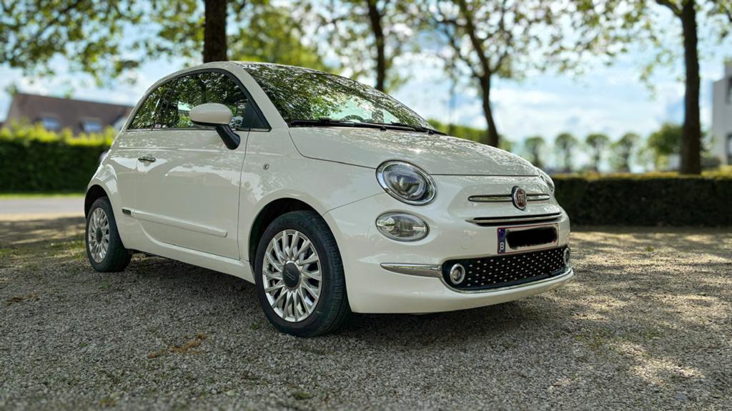 Fiat 500 1.2 Lounge, Autos, Achat, Boîte manuelle, Bluetooth, Particulier
