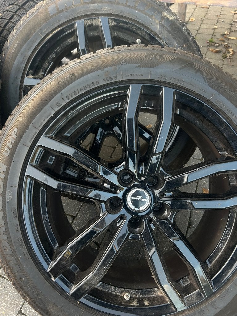 Originele AC Schnitzer 20-inch velgen met winterbanden, Auto-onderdelen, Ophalen, Gebruikt, Velg(en), 275 mm