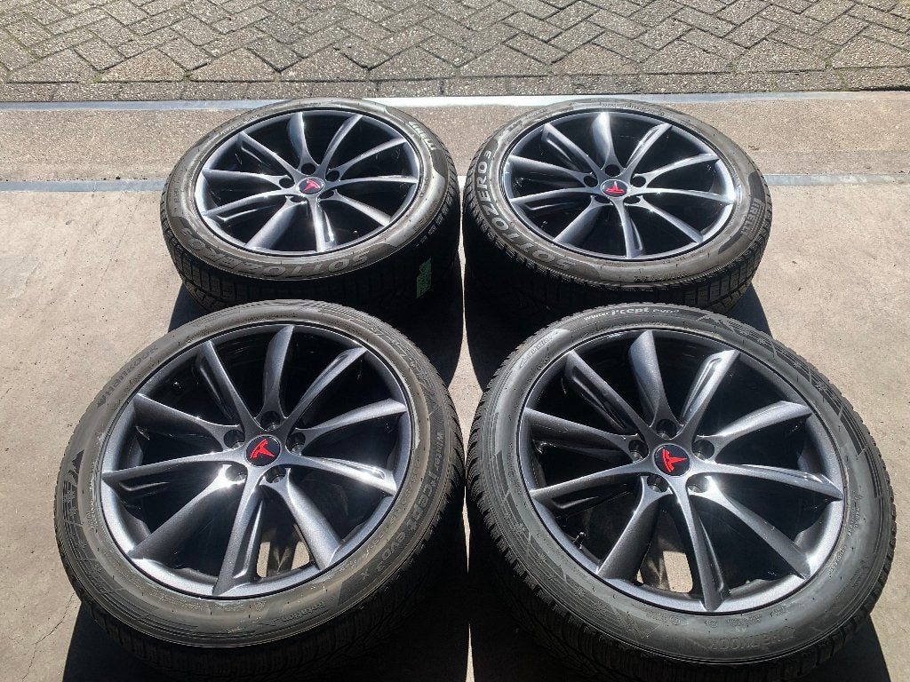 NIEUWE TESLA MODEL Y VELGEN + WINTERBANDEN 255 45 R19 +BLE, Enlèvement ou Envoi, Neuf