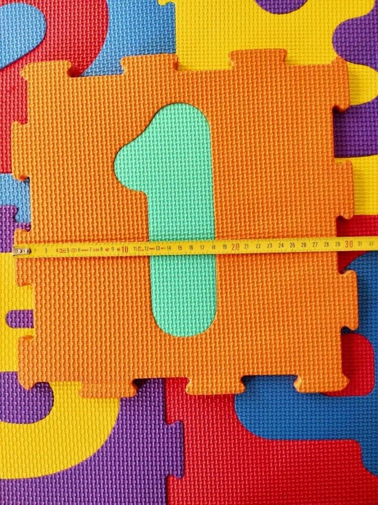 9 puzzel speelmatten 30 x 30 cm, Kinderen en Baby's, Ophalen, Gebruikt